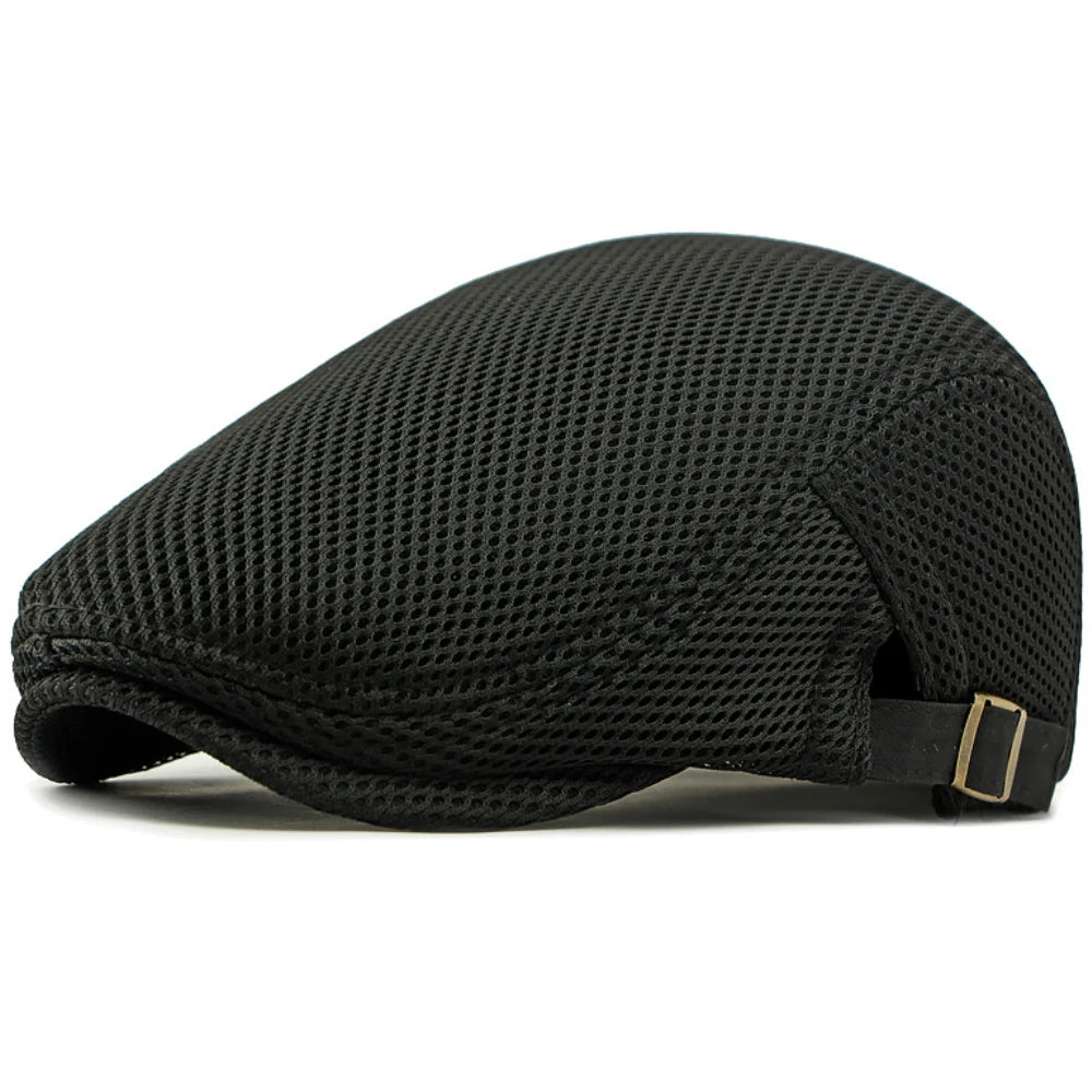 Beret Cap Spring Summer Mesh Cap Breathable Sun Hat