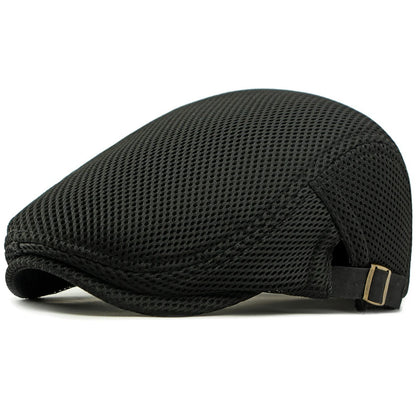 Beret Cap Spring Summer Mesh Cap Breathable Sun Hat