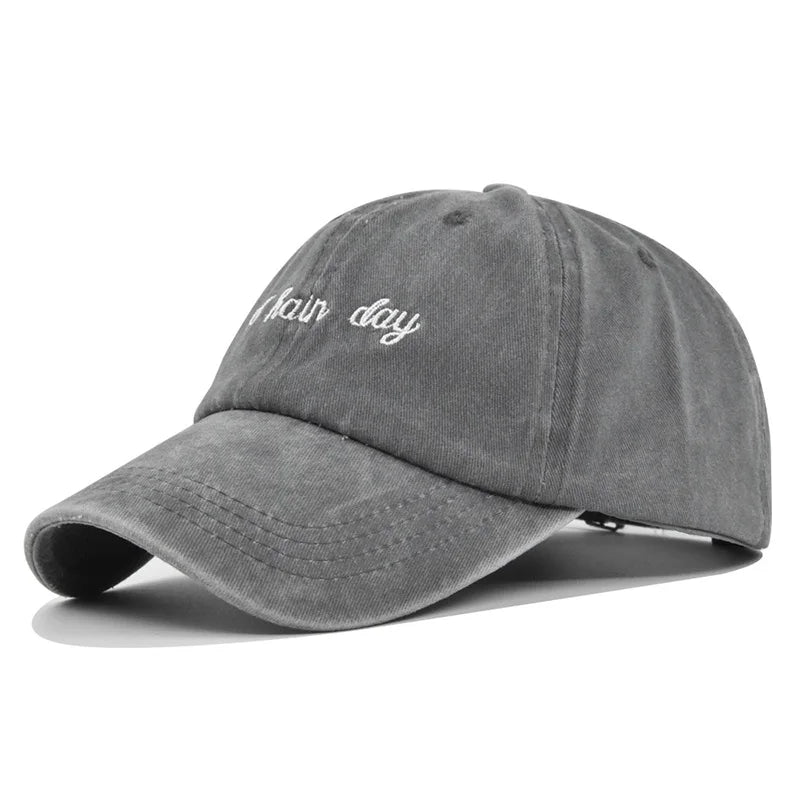 Bad Hair Day Embroidered Duckbill Hats Beach Sun Hat