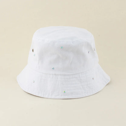 New Fashion Rhinestone Fisherman Hat Women