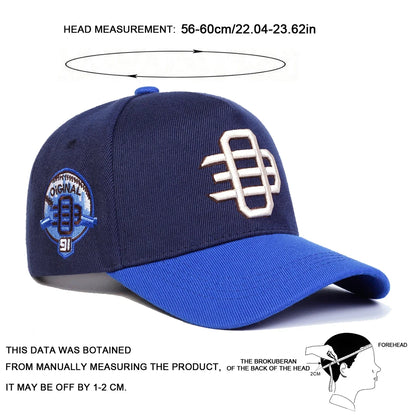 Unisex OE Side 91 Embroidery Baseball Caps Outdoor Spring and Autumn