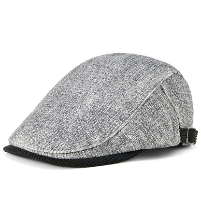 High Quality Cotton Flat Ivy Hats Male Casual Gatsby Hat Dad Cabbie Cap