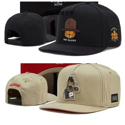 New Garfields Hip Hop Cap Casual All Match Fishing Sunproof Sun Peaked Caps Seaside Outdoor Hat