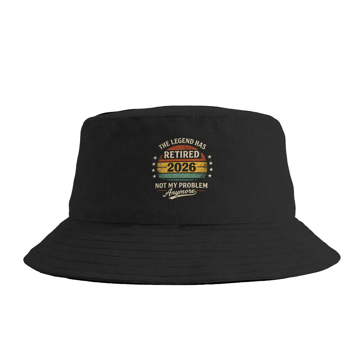 Couple The Legend Has Retired 2026 Retro Sunset Car Bucket Hat