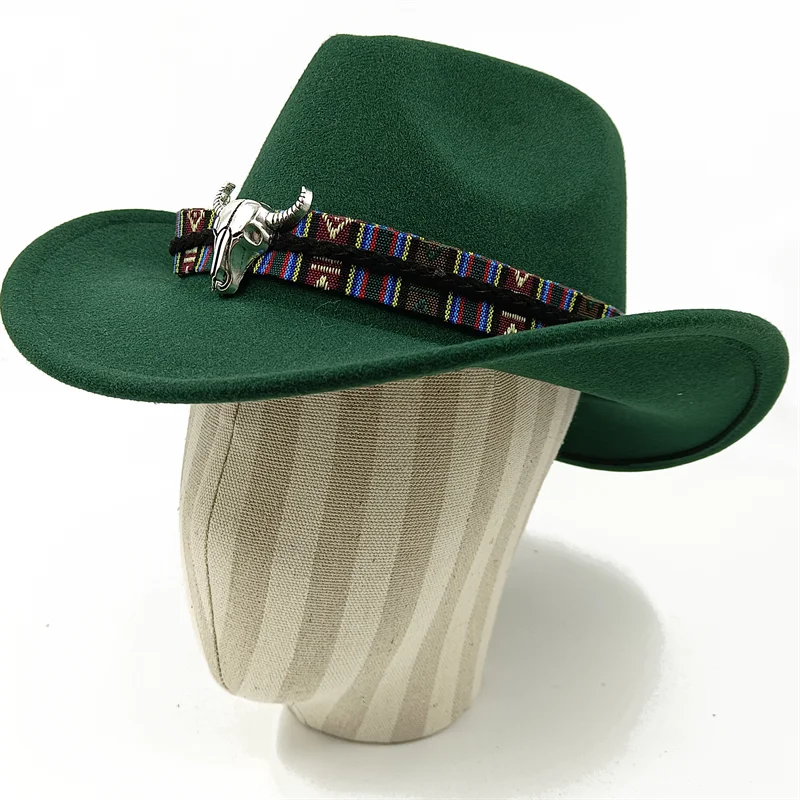 White Cowboy Hat New Jazz Top Cowboy Head Accessories Cowboy Hat