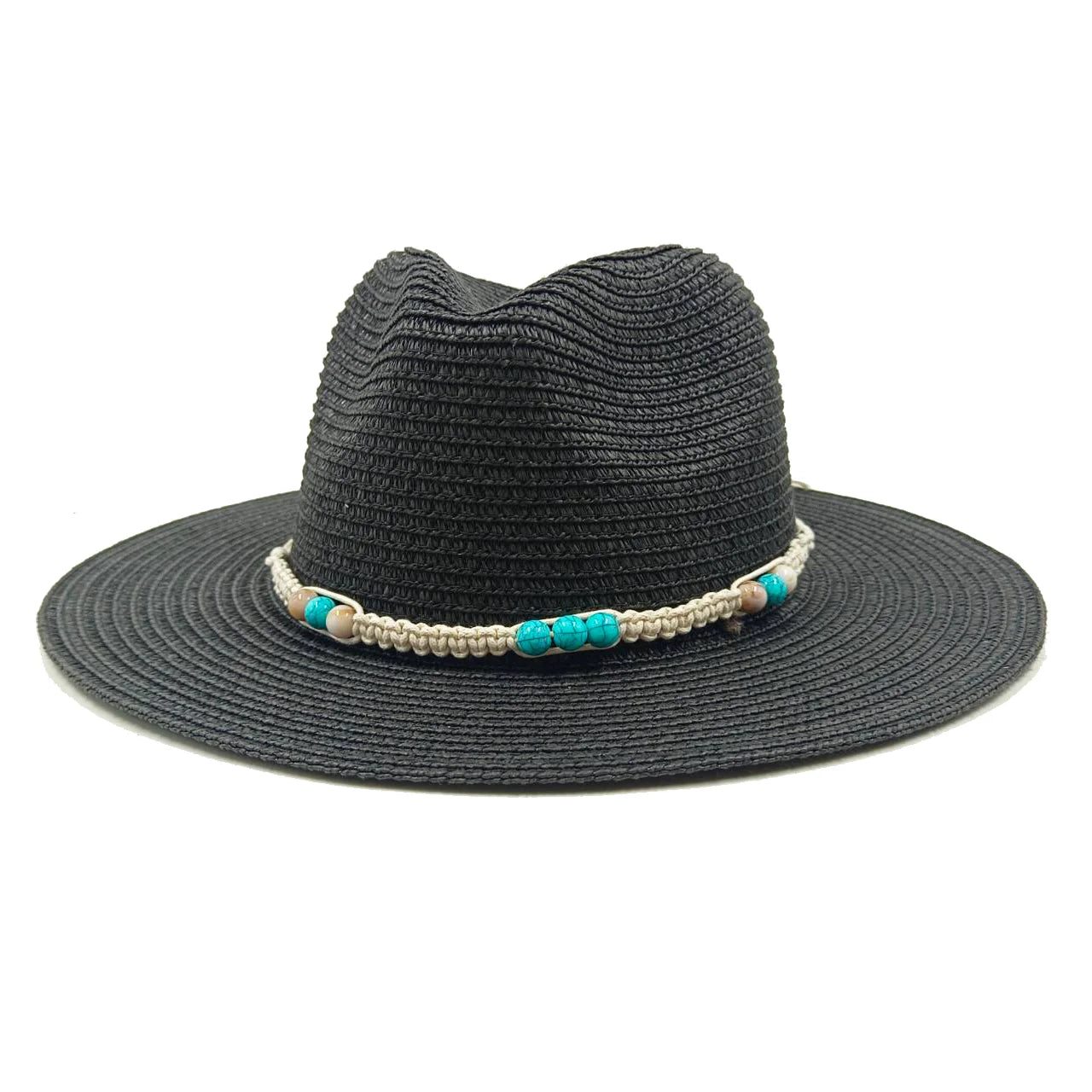 Jazz Straw Hat Men's And Women's Hat Sun Hat Outdoor Anti-UV