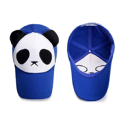 Summer Cute Panda Baseball Caps For Men Women Cotton Hip Hop Sun Protection Boys Girls Outdoor