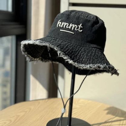 Vintage Washed Denim Bucket Hat
