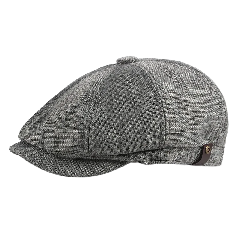 Adjustable Flat Cap Beret Irish Hats Newsboy Cap For Male Cabbie Hunting Cap