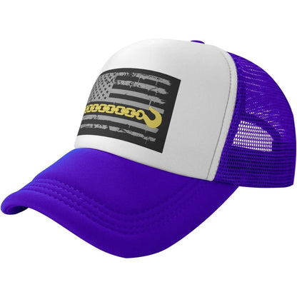 Thin Yellow Line Tow Baseball Cap Driver American Flag