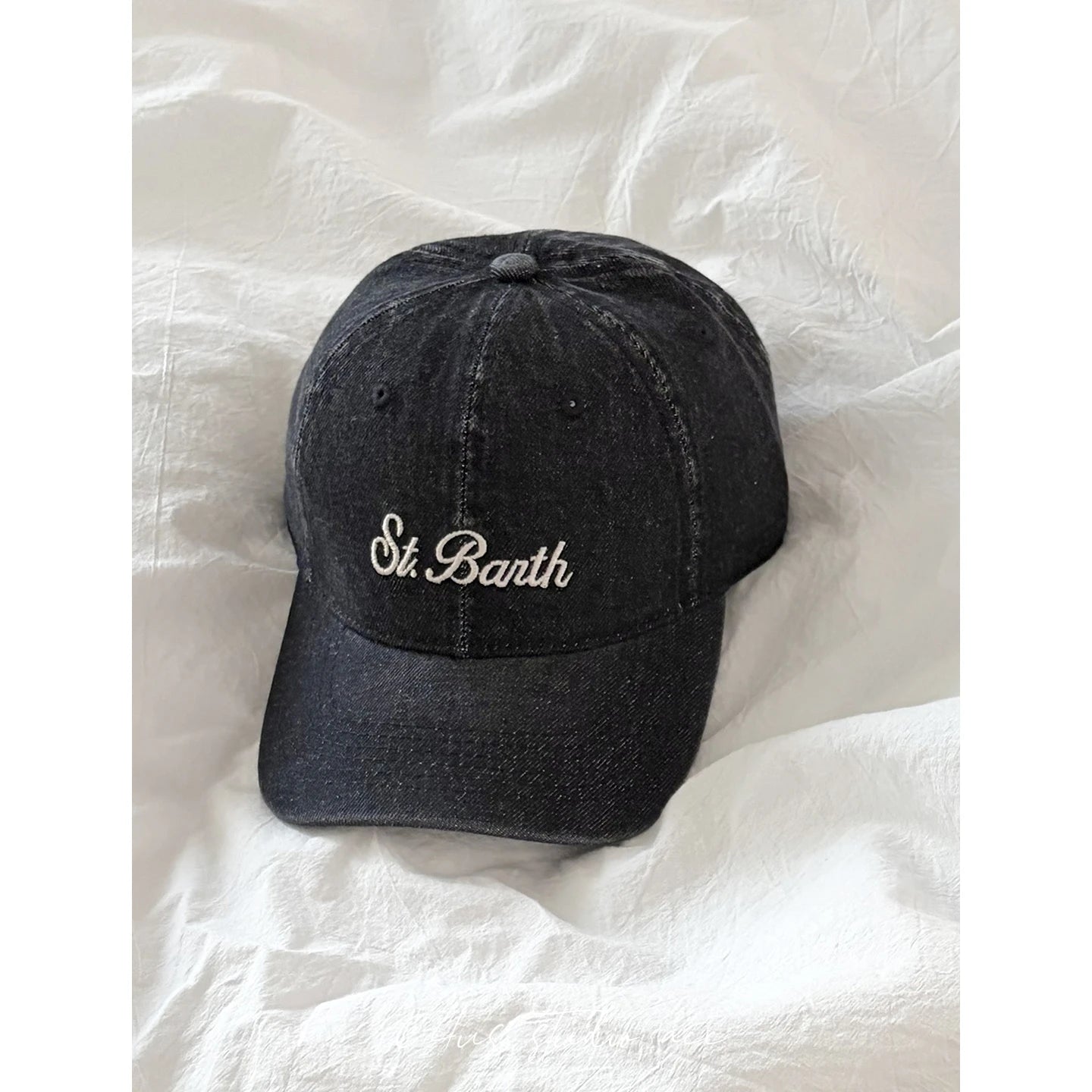 Retro Korean Washed Denim Baseball Cap
