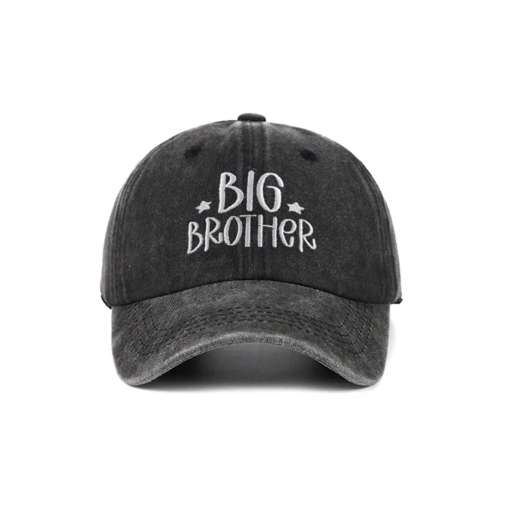 Fashion Washed Cotton Big Brother Big Sister Caps