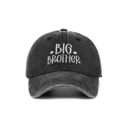 Fashion Washed Cotton Big Brother Big Sister Caps