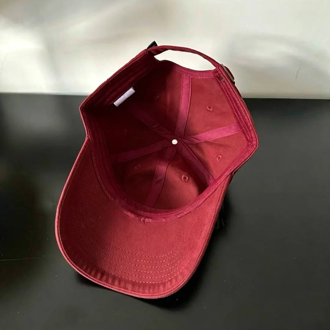 Korean Letter Embroidery Baseball Cap