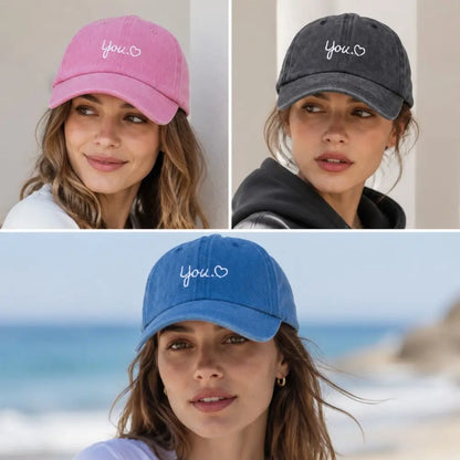 Classic Adjustable Baseball Caps Washed Peaked Brim Peaked Cap