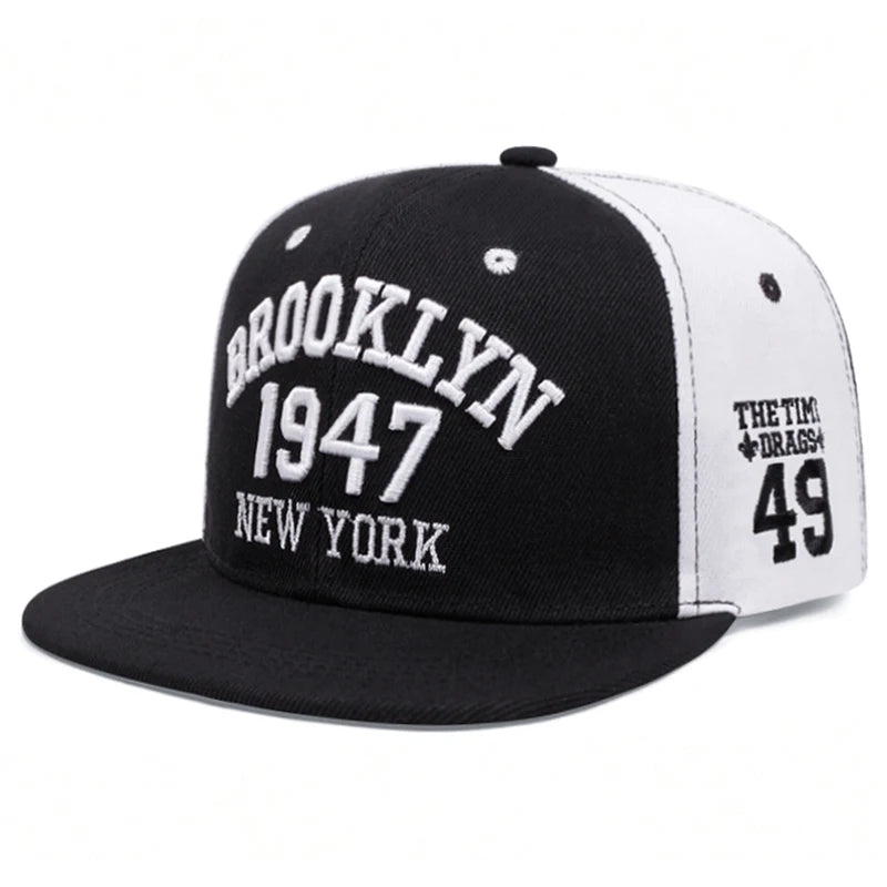 Baseball Hat Brooklyn 1947 Embroidered Outdoor Daily Casual