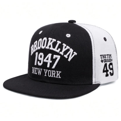 Baseball Hat Brooklyn 1947 Embroidered Outdoor Daily Casual