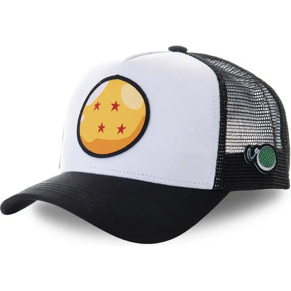 Dragon Ball Son Goku Cap Summer Travel Peaked Cap Men's Embroidery Hip-Hop Cap