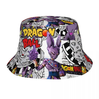 Street Dragon Vegeta Blue Ball Anime Bucket Hat Teen