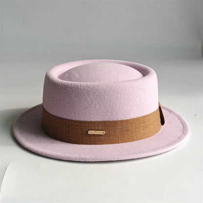 Autumn/Winter Fedora Hat For Women Soft Felt Hat - French Style Retro French