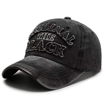 Water Wash Embroidery Baseball Caps