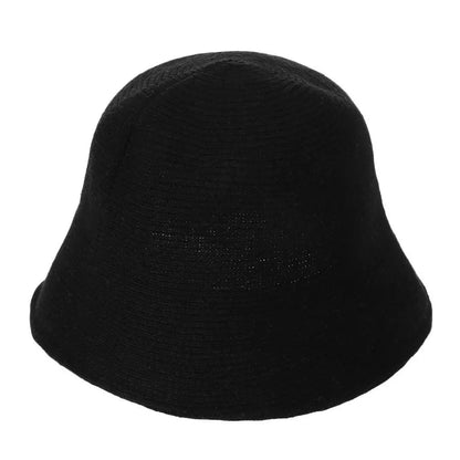Portable Warm Wool Bucket Hat Casual Foldable Panama Hat
