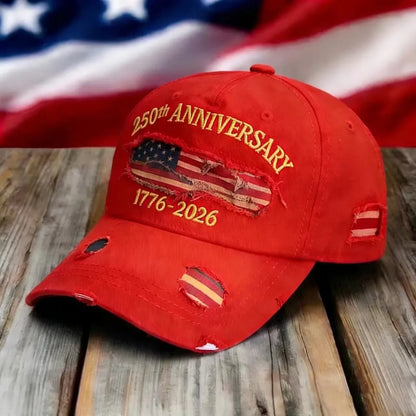 Outdoor Sports Baseball Cap Embroidery American Eagle Head 250th Anniversary Cap Shade Cap