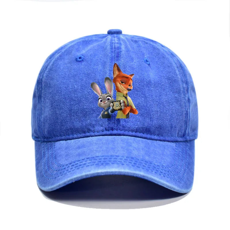 Cartoon Zootopia Three-toedSloth Baseball Cap