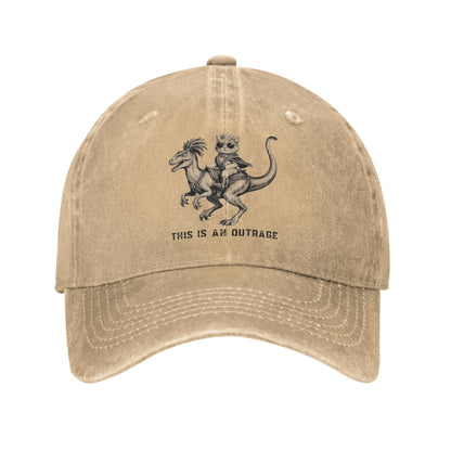 Vintage Cotton Dungeon Crawler Carl Snapback Cap Unisex Outdoor Running Golf Soft Cap