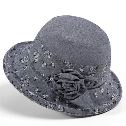 Girl's Cap Mom Bucket Hat Spring And Autumn Elderly Bucket Hat