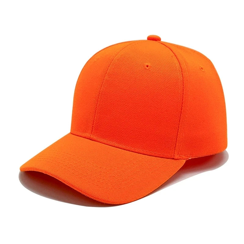Fashionable Sun Shading Hip-Hop Solid Color Baseball Cap
