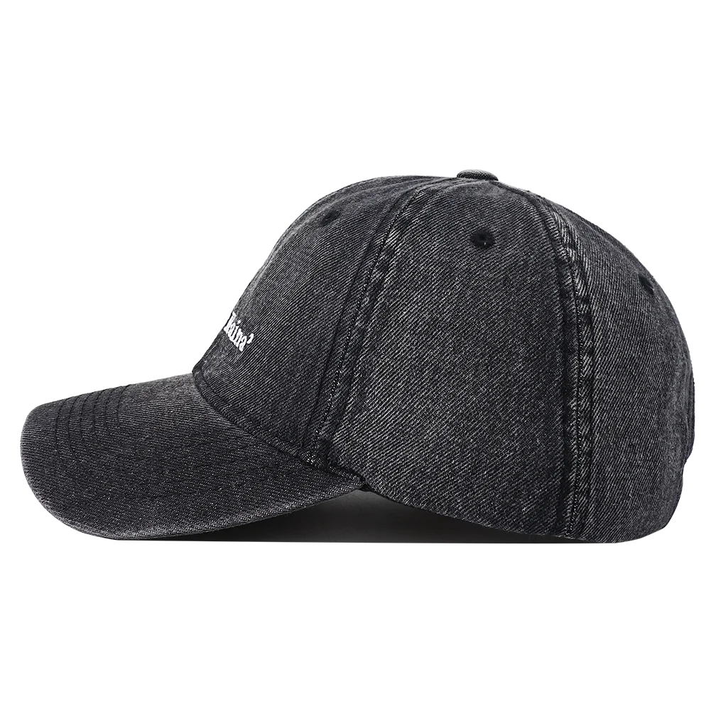 Unisex Washed Denim Baseball Cap