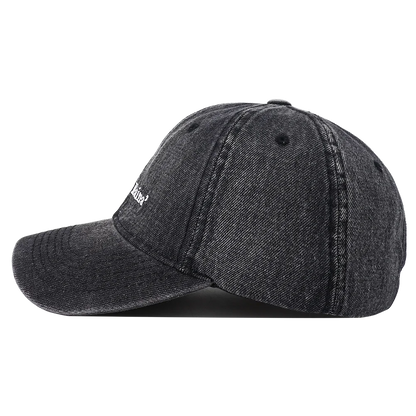Unisex Washed Denim Baseball Cap
