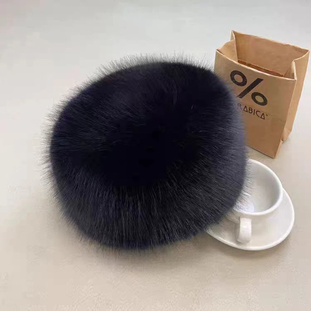 Imitation Fur Hat Women Warm Snow Ski Cap