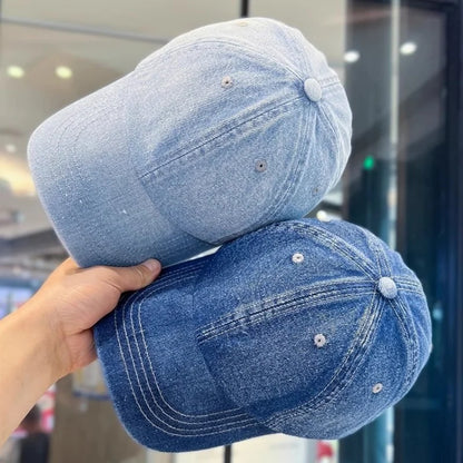 New Fashion Denim Baseball Cap For Women Men