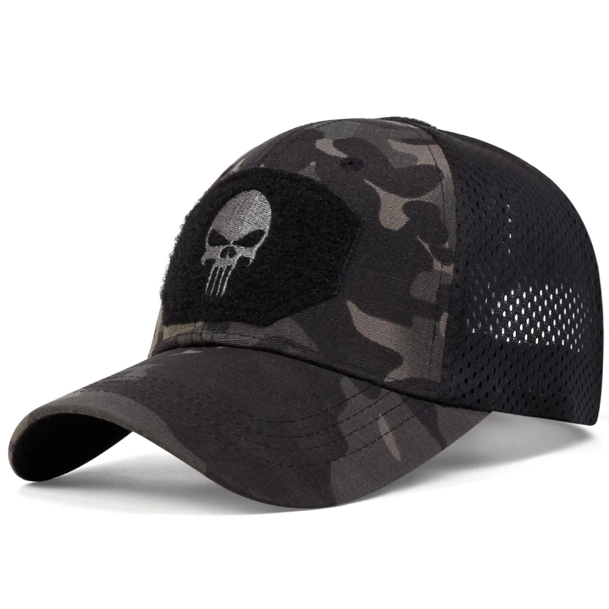 Unisex Skull Embroidered Baseball Caps Men