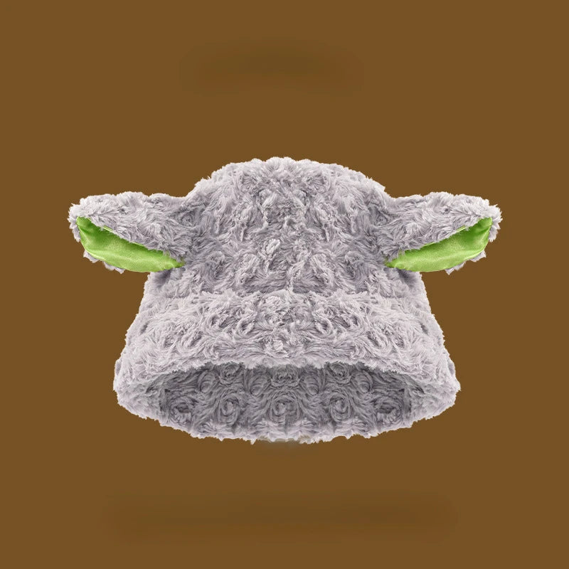 Lambswool Unisex Bucket Hats For Women Men Winter