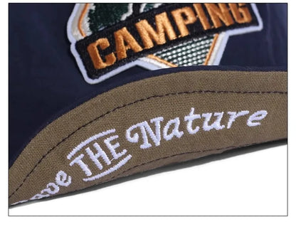 Big Size Short Visor Baseball Cap Breathable Dad Mesh 5 Panel Caps Men