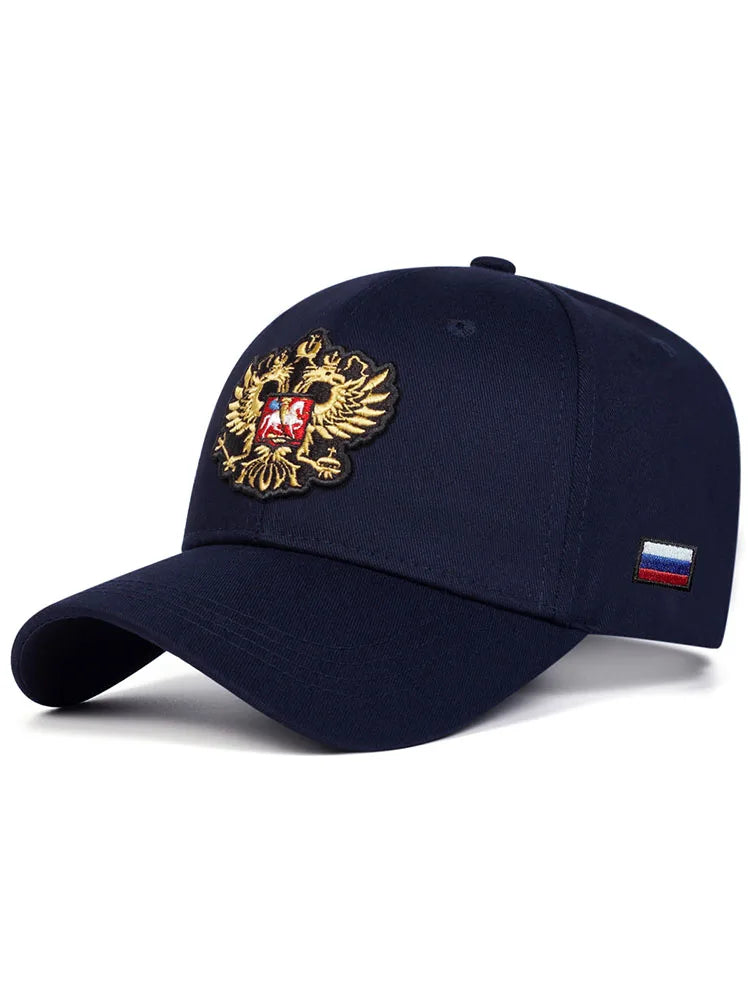 Unisex Double-headed Eagle Embroidery Baseball Caps Spring Autumn