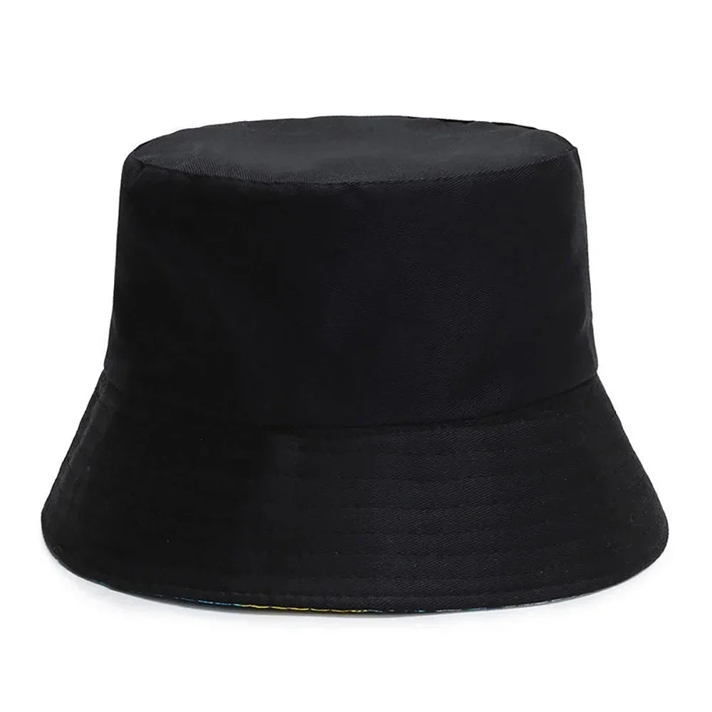 Cotton Bucket Hats Women Summer Sunscreen Panama Hat