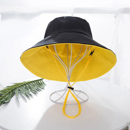 Double-sided Foldable Bucket Hat for Women Summer