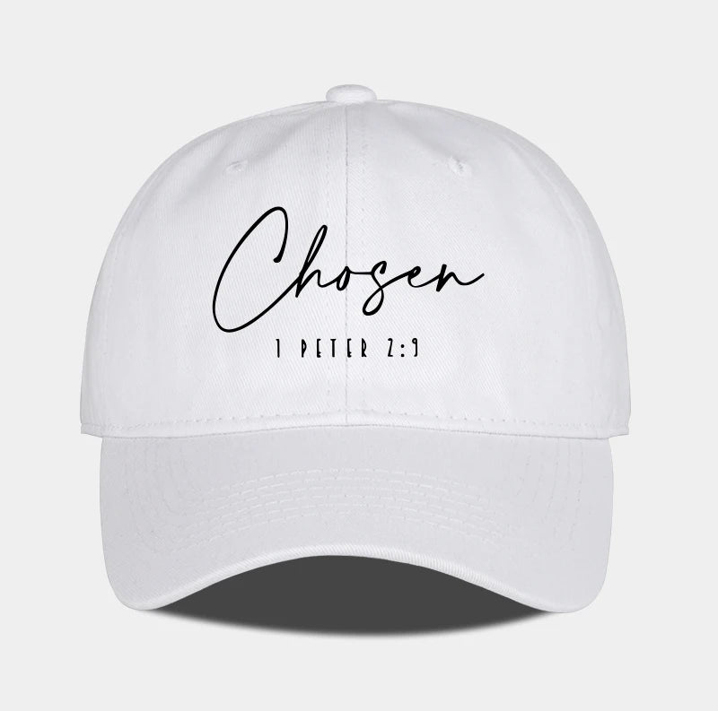 Fashion Chosen  Printed Soft Peak Baseball Cap Adjustable Curved Peak Dad Cap Perfect Camping and Hiking