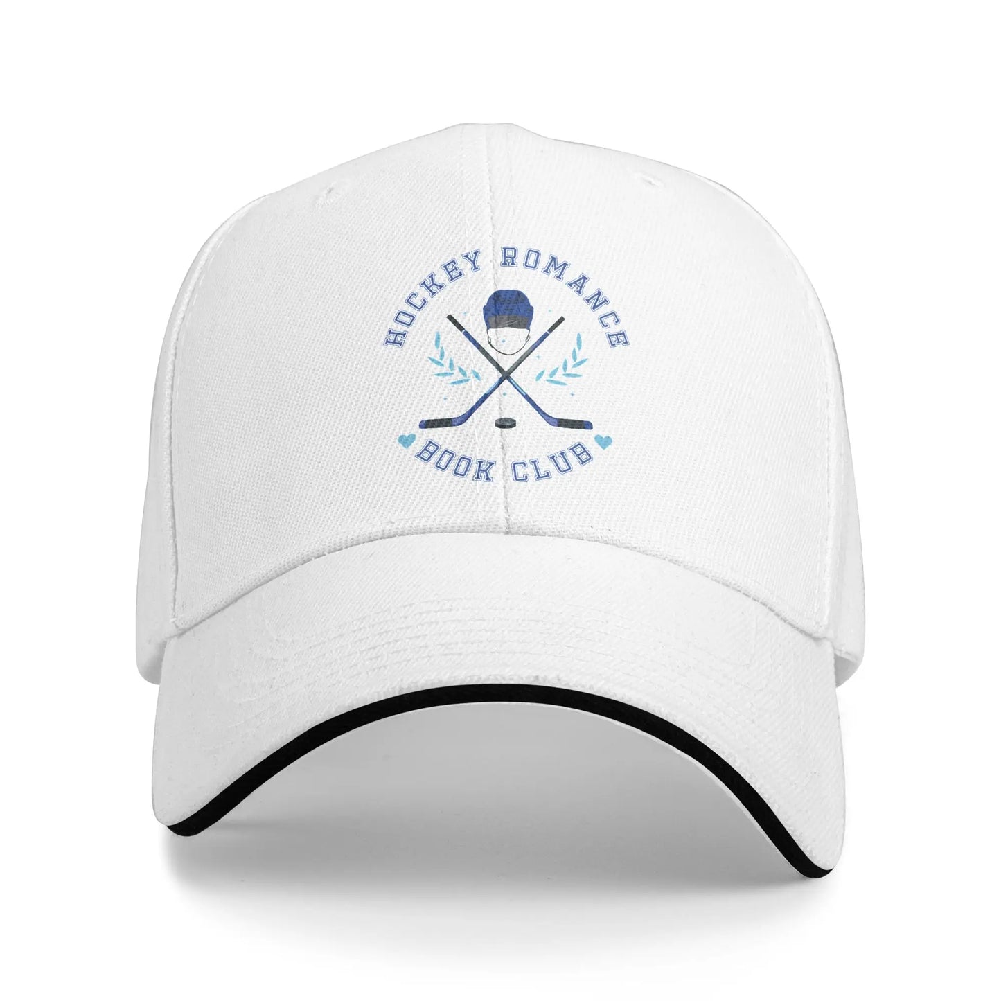 Hockey Romance Book Club Men Baseball Cap