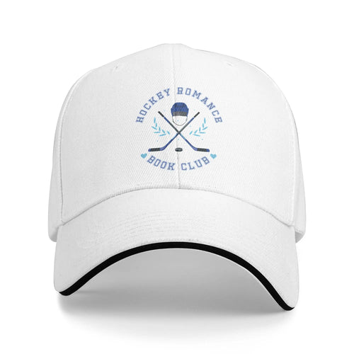 Hockey Romance Book Club Men Baseball Cap
