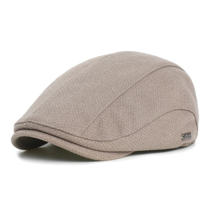 Winter Autumn Warm Newsboy Cap Men Women