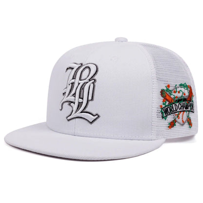 Mesh Hat LPL Embroidered Street Skateboarding Hat Street Dance Hip Hop Hat