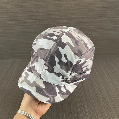 2026 New Summer Fashion Camouflage Plaid Baseball Cap