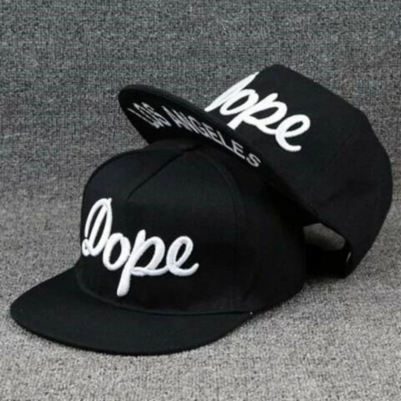 Men's Letter Embroidery Tide All-Match Flat Brim Baseball Cap Ladies Summer