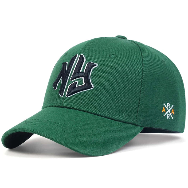 Unisex Ng Letter Side Ar Embroidery Baseball Caps Spring and Autumn