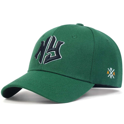 Unisex Ng Letter Side Ar Embroidery Baseball Caps Spring and Autumn